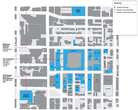 Ryerson University Campus Map - Zip Code Map