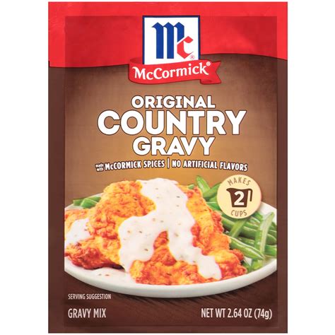 McCormick Country Gravy Mix, 2.64 oz - Walmart.com