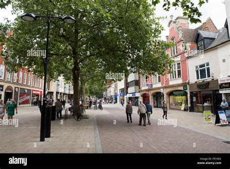 The Shopping Centre in Peterborough, Cambridgeshire England UK Stock ...