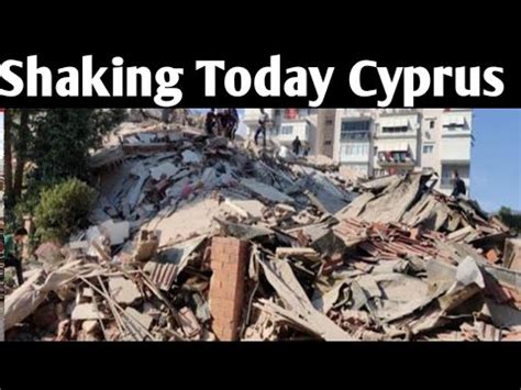 Cyprus Earthquake Today //Earthquake strikes in Cyprus - YouTube