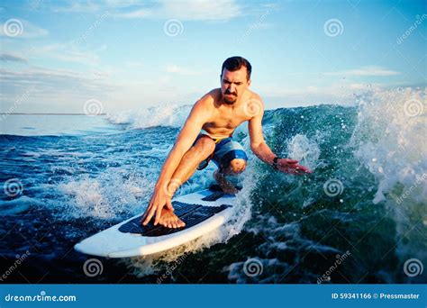 Riding on waves stock photo. Image of competition, outside - 59341166