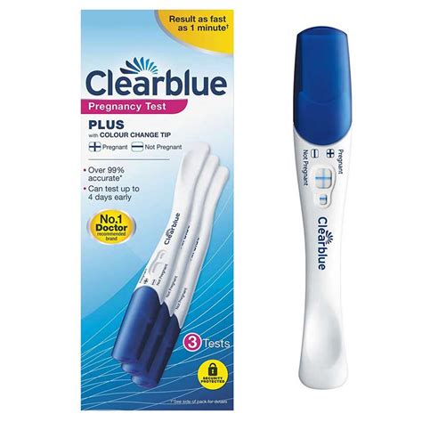 Clearblue PLUS Pregnancy Test - 3 Pack - Zoom Baby