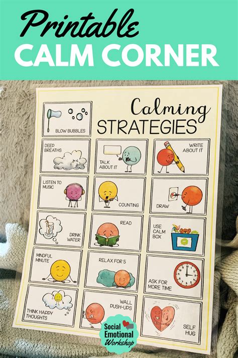 Calm Down Corner Printables Free Steps To Calm Down Poster. - Printable ...