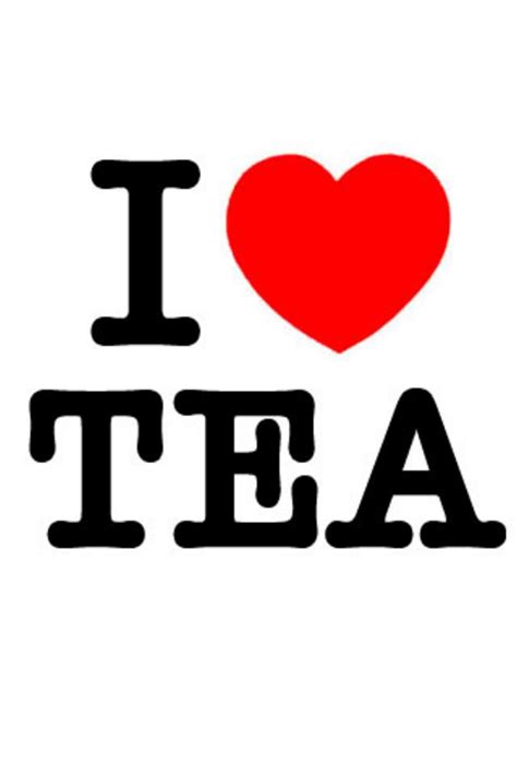 I Love Tea iPhone Wallpaper HD