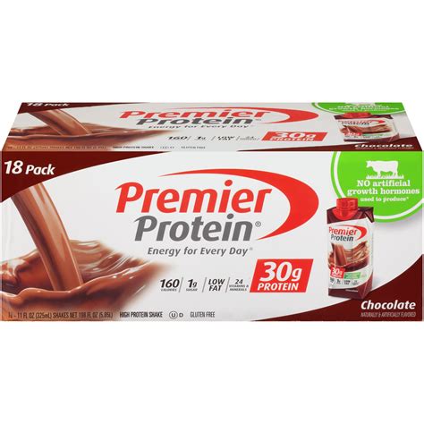 Premier Protein® Chocolate Protein Shakes 18-11 fl. oz. Box - Walmart.com