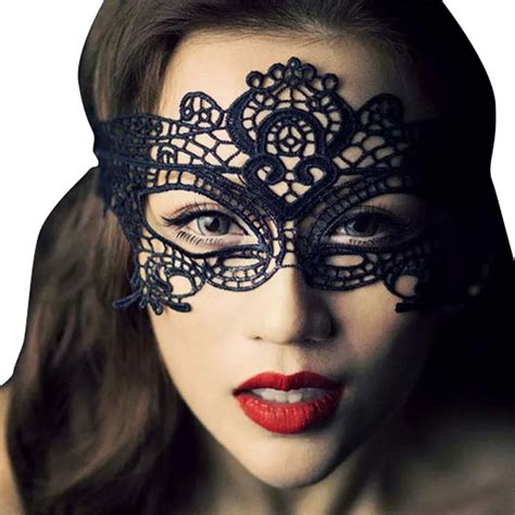 Black Sexy Lady Masquerade Masks Lace For Women Party Halloween Fancy Dress Costume 2015 HOT ...