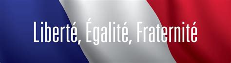 Premium Vector | Flag of France with Liberte, egalite, fraternite patriotic motto.