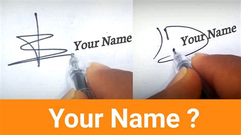 ️ How To Design Your Own Amazing Signature | How To Create Your Own ...