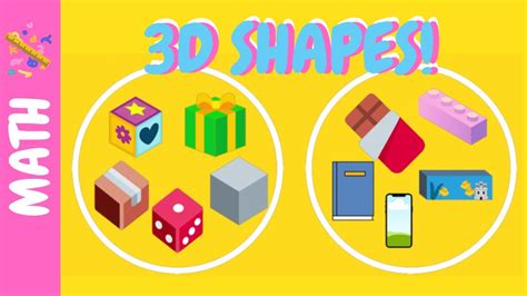 Sorting 3D Shapes | KIDS GAME - YouTube