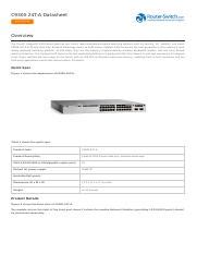 c9300-24t-a-datasheet.pdf - C9300-24T-A Datasheet Get a Quote Overview ...