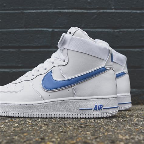 Nike Air Force 1 High in "White/Photo Blue" - EUKICKS