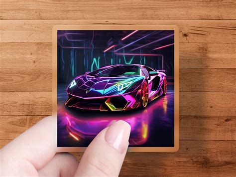 Neon Lamborghini - Etsy