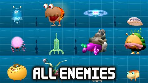 Hey! Pikmin - All Enemies (Full Creature Log) (English Gameplay) - YouTube