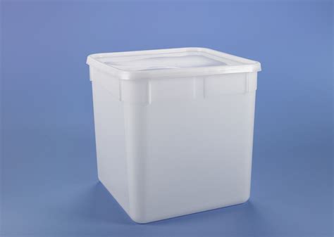 PC10SQ - 10 Litre Square Ice cream Container - Bristol Plastic ...