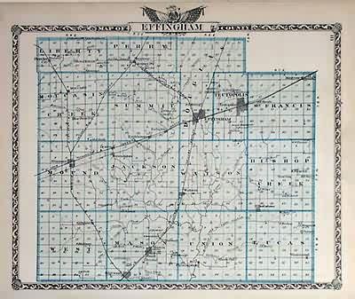 Map of Effingham County - Art Source International