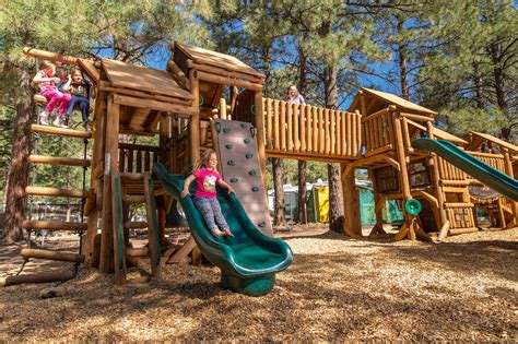 Playground structure at the Flagstaff KOA | Koa campgrounds, Playground ...