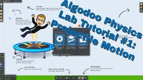 Algodoo Physics Lab Simulation Tutorial 1: Projectile Motion - YouTube