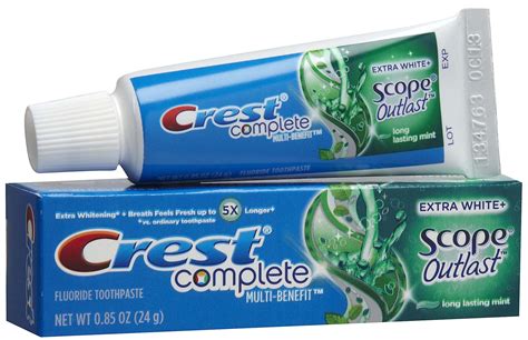 Crest Whitening plus Scope Outlast Toothpaste-Long Lasting Mint-0.85 oz – TagSale.CO