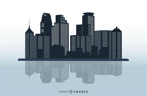 Vector City Skyline Art Vector Download