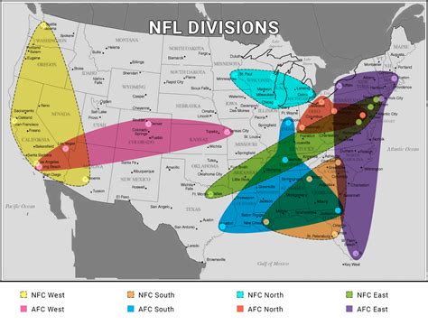 [OC] Map of geographically optimized NFL divisions. : r/nfl