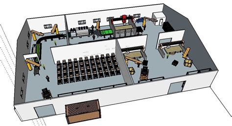 factory layout - Google Search | Factory layout, Layout, Warehouse