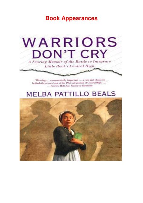 Free files ebooks Warriors Don't Cry (Unabridged) By Melba Pattillo ...