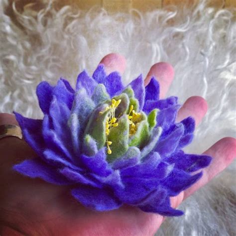 Wet Felted Flowers - The Folk School Fairbanks