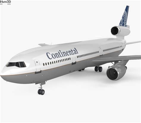 McDonnell Douglas DC-10 3D model - Aircraft on Hum3D