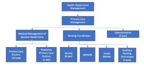 Health center organization chart. This organizational chart shows the ...