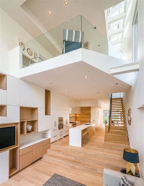 Narrow Semi-Detached House Features Modern Atrium Space | iDesignArch ...