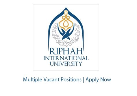 Riphah International University Jobs Assistant Manager Operations