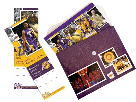 Lakers Season/Suite Tickets on Behance