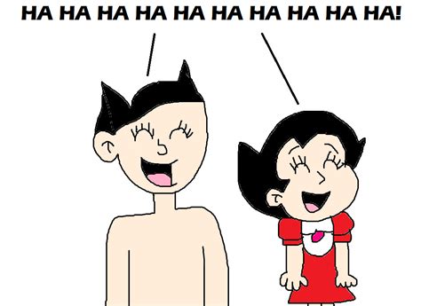 Astro Boy and Uran Laughing by MJEGameandComicFan89 on DeviantArt