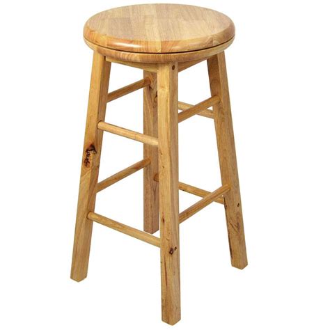 Contemporary Wood Revolving Bar Stool | Wood Seating