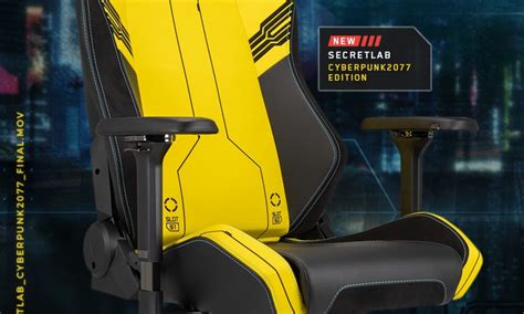 Cyberpunk 2077 x Secretlab Gaming Chair is Neon Fire