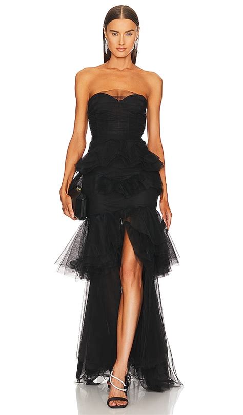 Michael Costello x REVOLVE Alai Gown in Black | REVOLVE