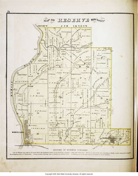 Parke County Indiana Map - Map Of Rose Bowl