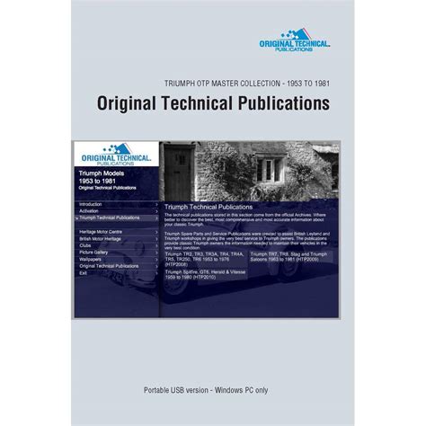 Original Technical Publication - Triumph | Moss Motors