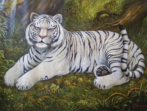 White Tiger Paintings