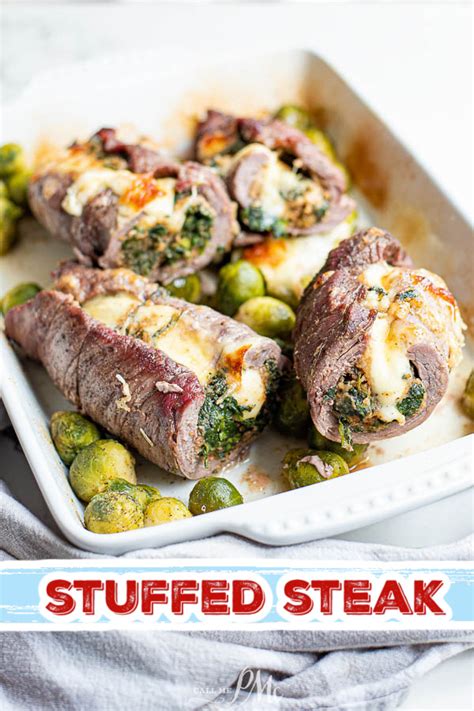 OVEN BAKED STUFFED FLANK STEAK