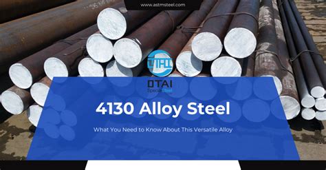 4130 Alloy Steel: What You Need to Know About This Versatile Alloy ...