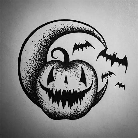 easy scary drawings for halloween - Elisabeth Wiles