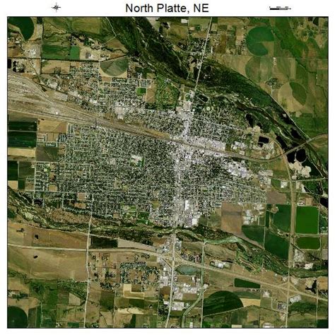 Aerial Photography Map of North Platte, NE Nebraska