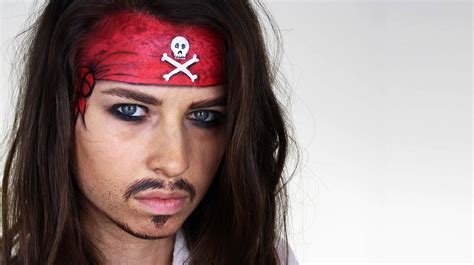 Jack Sparrow Makeup Tutorial | Costumes | Pinterest | Jack sparrow and Costumes