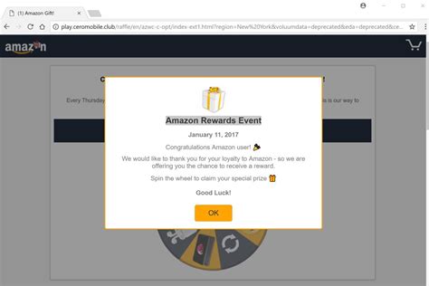 Remove "$1000 Amazon Gift Card is reserved for you" Pop-up Scam (Guide)