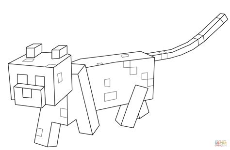 Minecraft Wolf Coloring Pages at GetColorings.com | Free printable colorings pages to print and ...