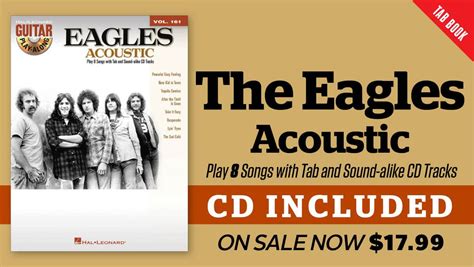 Learn Eight Classic Eagles Songs with New Book/CD, 'Eagles: Acoustic ...