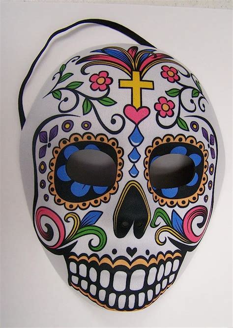 Paper mache Skull Mask, Skeleton Mask, Handcrafted mask, dia de los muertos, calaveras, sugar ...