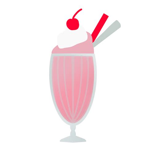 Strawberry Milkshake Clip Art 10175302 PNG