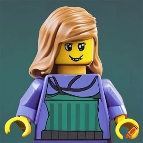 Lego-style representation of britt decker